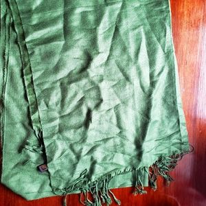 Green Scarf Wrap